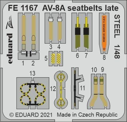 Eduard BIG49290 AV-8A late KINETIC 1/48 – immagine 6