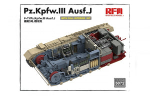 Rye Field Model 5072 Pz.Kpfw.III Ausf.J FULL INTERIOR 1/35 – imagen 7