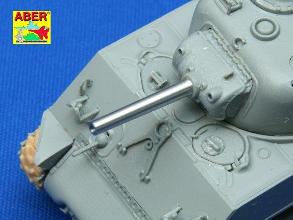 Aber 72L-37 Lufa 105mm haubica M4 do czołgu Sherman M4A3 / U.S. 105mm Howitzer M4 tank Barrel for M4A3 1/72 – imagen 4