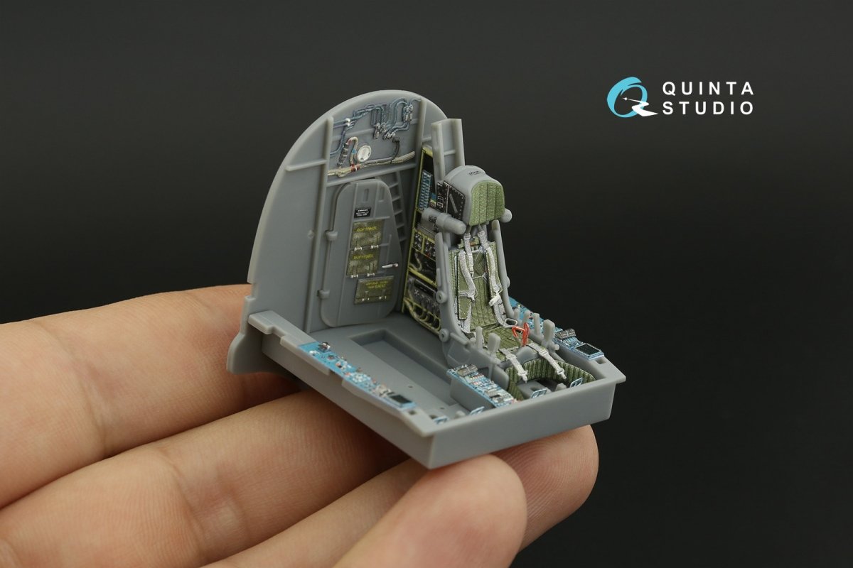 Quinta Studio QD48071 Su-34 3D-Printed &amp;amp; coloured Interior on decal paper (HobbyBoss) 1/48 – imagen 9