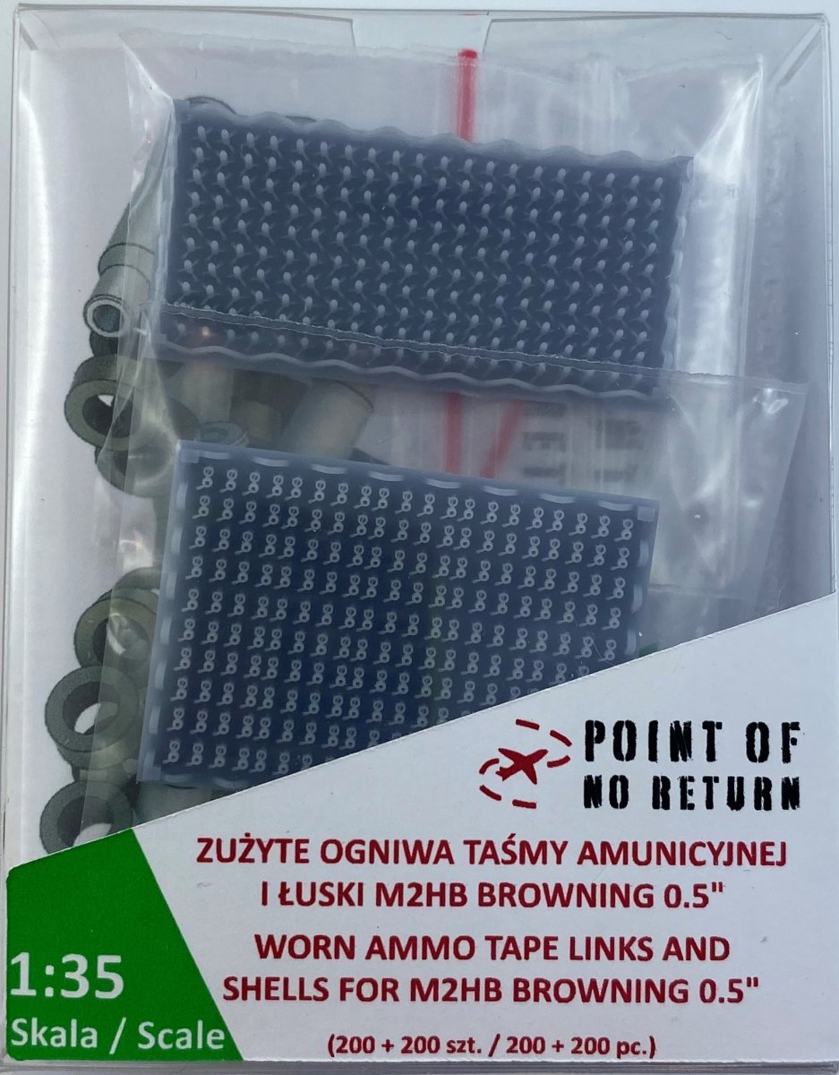 Point of no Return 3522013 Shells and links for M2HB browning 0.5 inch ammunition 1/35 – image 8