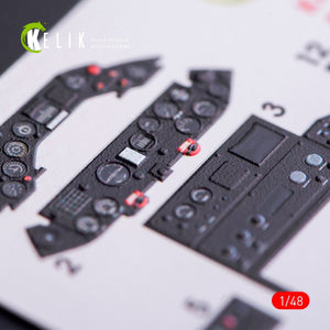 KELIK K48008 TBD-1A DOUGLAS INTERIOR 3D DECALS FOR GREAT WALL HOBBY KIT 1/48 – imagen 3