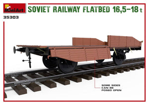 MiniArt 35303 Soviet Railway Flatbed 16,5-18t 1/35 – imagen 5