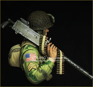 Young Miniatures YM1873 WW2 US AIRBORNE avec M1919 1/10 – image 4