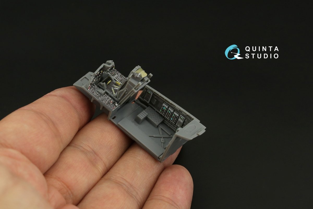 Quinta Studio QD72068 F-15C Late/F-15J Late 3D-Printed &amp;amp; coloured Interior on decal paper (GWH) 1/72 – imagen 2