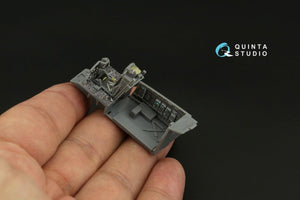 Quinta Studio QD72068 F-15C Late/F-15J Late 3D-Printed &amp;amp; coloured Interior on decal paper (GWH) 1/72 – imagen 2