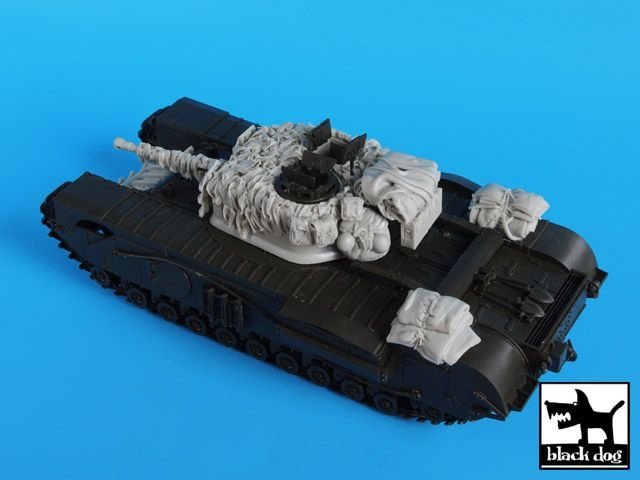 Maquette Black Dog T35020 Churchill MK VII pour Tamiya au 1/35  – image 5