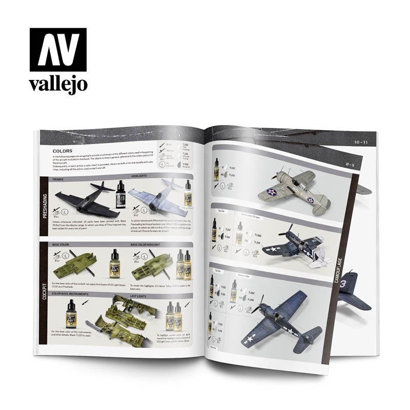 Vallejo 75024 WWII US NAVY Colors - ENGLISH/SPANISH – imagen 2