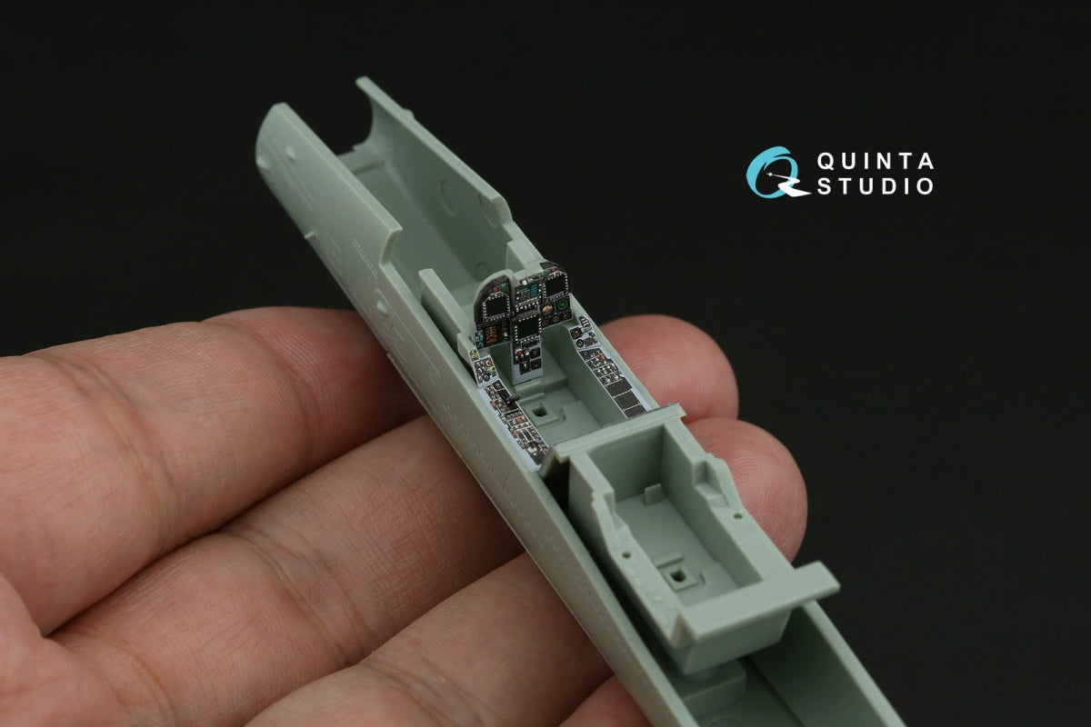 Quinta Studio QD72077 F/A-18C late 3D-Printed &amp;amp; coloured Interior on decal paper (Academy) 1/72 – imagen 7