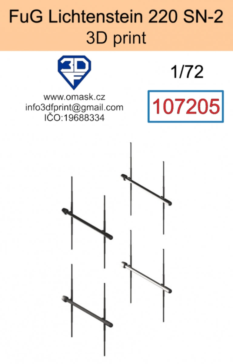 Omask 107205 FuG 220 Lichtenstein SN-2 (impression 3D) 1/72