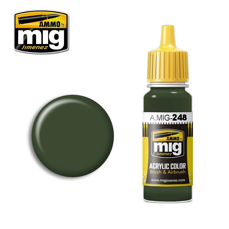 MUNITIONS de Mig Jimenez 0248 RLM 80 OLIVGRÜN 17ml