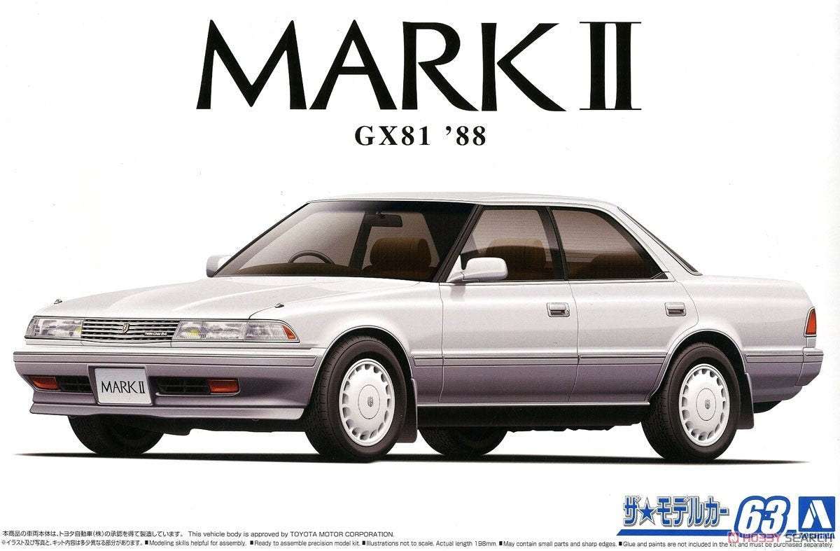 Aoshima 05924 Toyota MARK II GX81 88 1/24