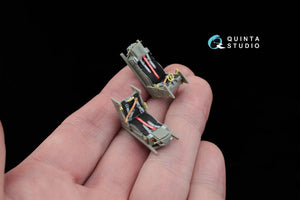 Intérieur imprimé en 3D et coloré sur papier décalcomanie Quinta Studio QD48033 F-16I (pour kit Kinetic) 1/48 – image 6