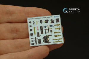 Quinta Studio QD72059 Ju 87 D/G 3D-Printed &amp;amp; coloured Interior on decal paper (Academy/Special Hobby) 1/72 – imagen 8