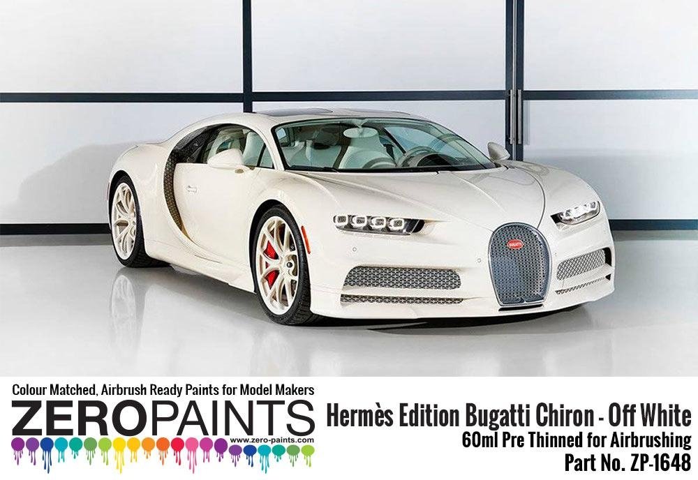Zero Paints 1648 Hermès Edition Bugatti Chiron Off White 60ML – Bild 3
