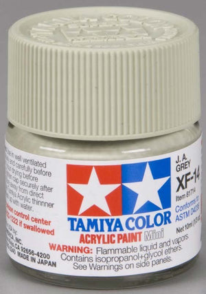 Tamiya XF14 J.A. Grey (81714) Acrylic paint 10ml – Bild 2