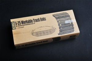 Maillons de chenille fonctionnels Trumpeter 02057 pour E-25 (1/35)