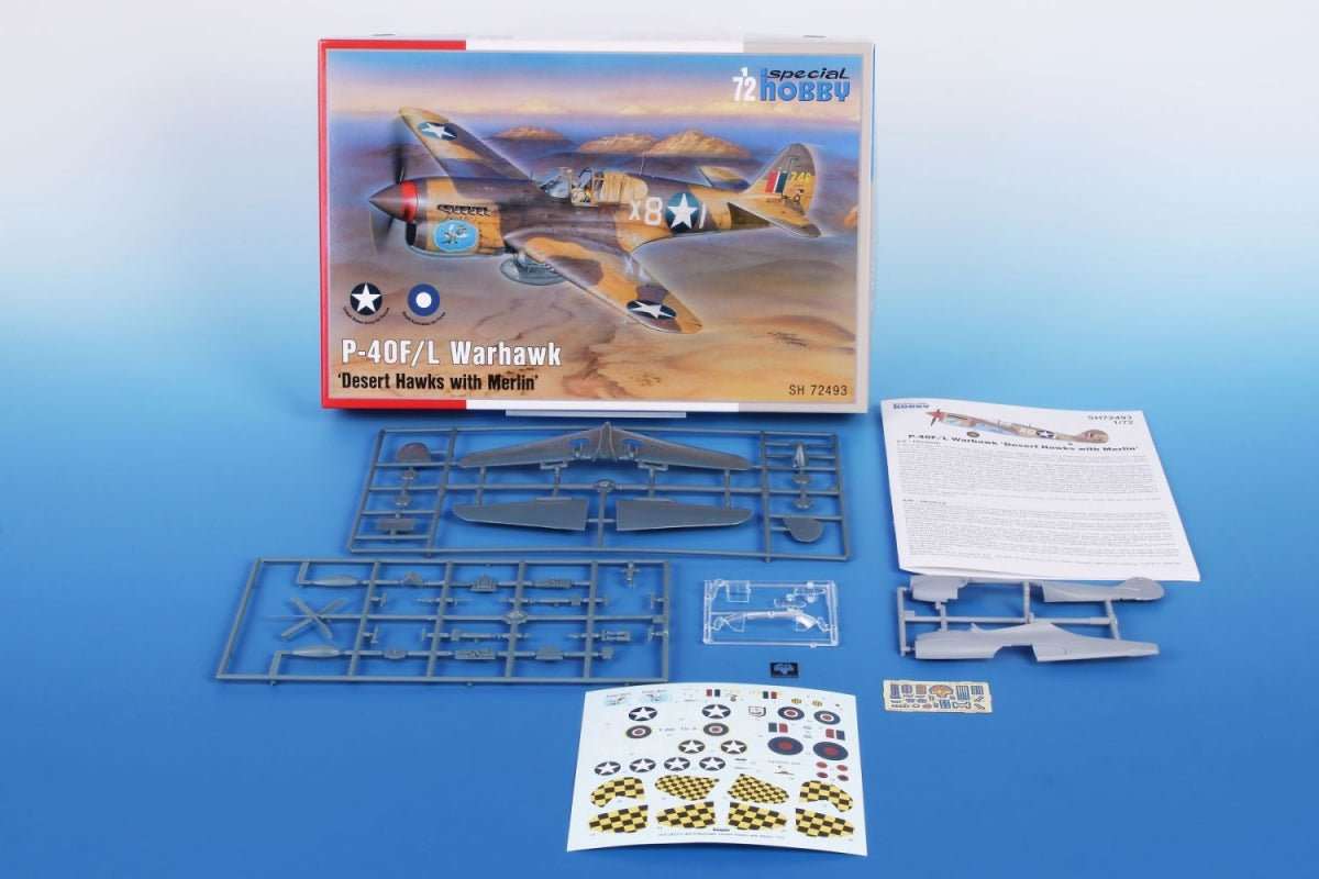 Special Hobby 72493 P-40F/L Warhawk &amp;#39;Desert Hawks With Merlin&amp;#39; 1/72 – imagen 2