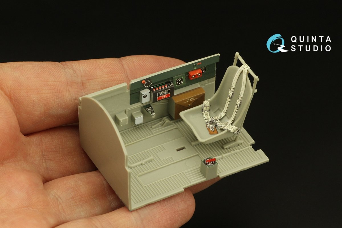 Quinta Studio QD32136 P-47D Razorback 3D-Printed &amp;amp; coloured Interior on decal paper (Trumpeter) 1/32 – Bild 5