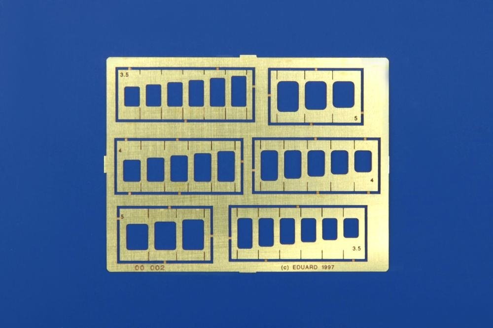 Eduard 00002 Oblongs &amp;amp; square stencils
