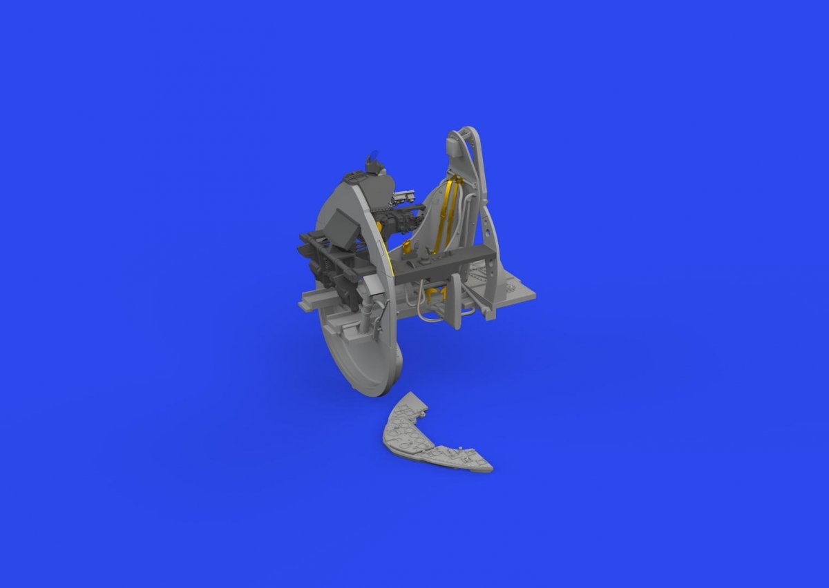 Eduard 648896 FM-2 cockpit w/ armoured headrest PRINT EDUARD 1/48 – imagen 4