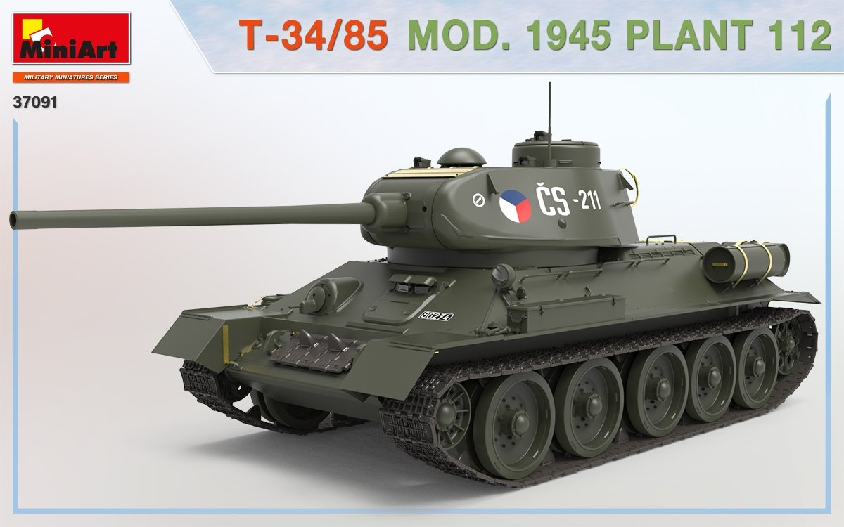MiniArt 37091 T-34/85 Mod. 1945. Plant 112 1/35 – imagen 4