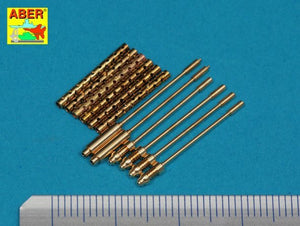 Aber A32108 Set of 6 turned U.S. cal .50 (12,7mm) Browning M2 barrels for P-51 Mustang 1/32 – imagen 3