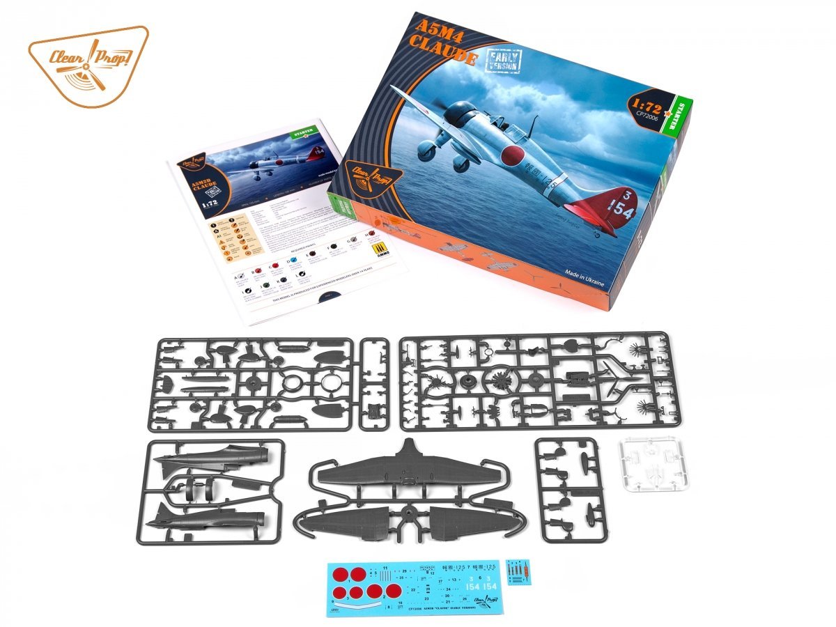 Clear Prop! CP72006 A5M2b Claude early version STARTER KIT 1/72 – image 3
