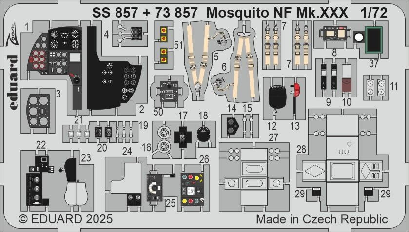 Eduard 73857 Mosquito NF Mk. XXX SPECIAL HOBBY 1/72