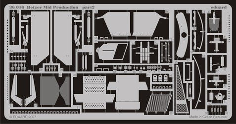 Eduard 36016 Hetzer Mid. Production 1/35 Tamiya – image 2