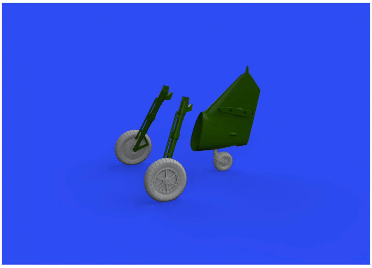 Eduard 648720 Bf 109G-4 wheels EDUARD 1/48 – imagen 2