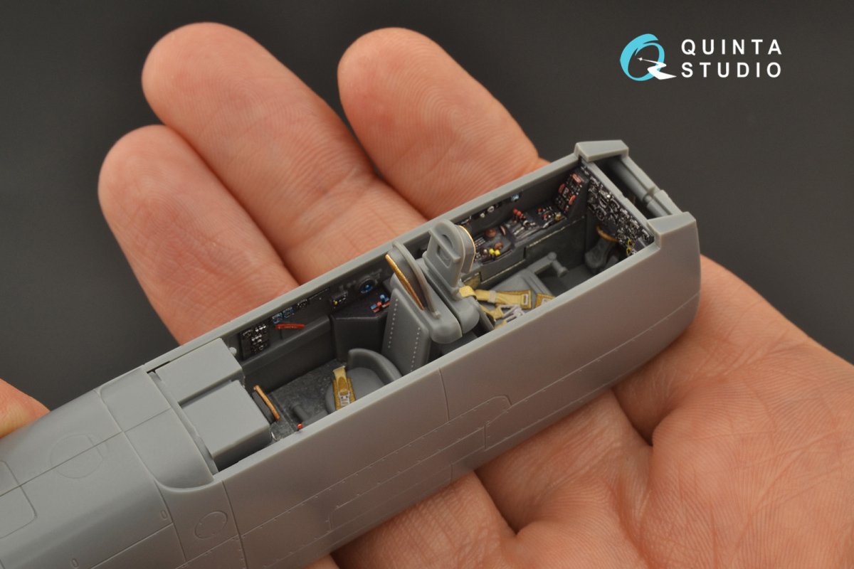 Quinta Studio QD48229 He 219 3D-Printed &amp;amp; coloured Interior on decal paper (Tamiya) 1/48 – imagen 8