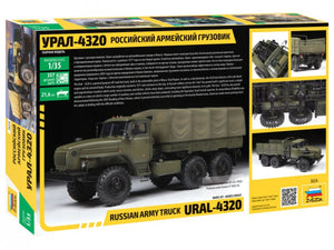 Zvezda 3654 Rusiian army truck URAL-4320 1/35 – imagen 2