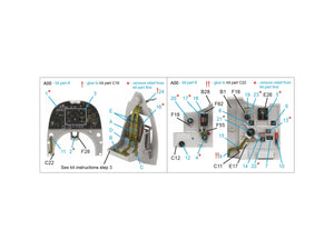 Quinta Studio QD35133 Spitfire Mk. Vb 3D-Printed coloured Interior on decal paper (Border model) 1/35 – imagen 2