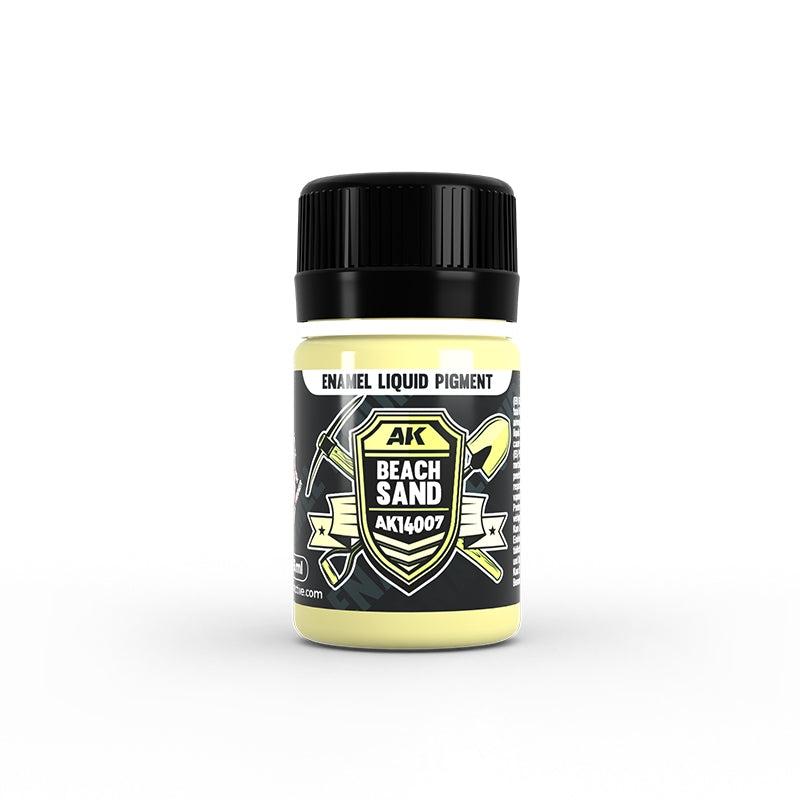 AK Interactive AK14007 BEACH SAND – ENAMEL LIQUID PIGMENT 35ml