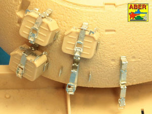 Aber 35A129 Mounts for additional ammunition boxes used on Soviet tanka like: T-54; T-55 or T-62 1/35 – Bild 6