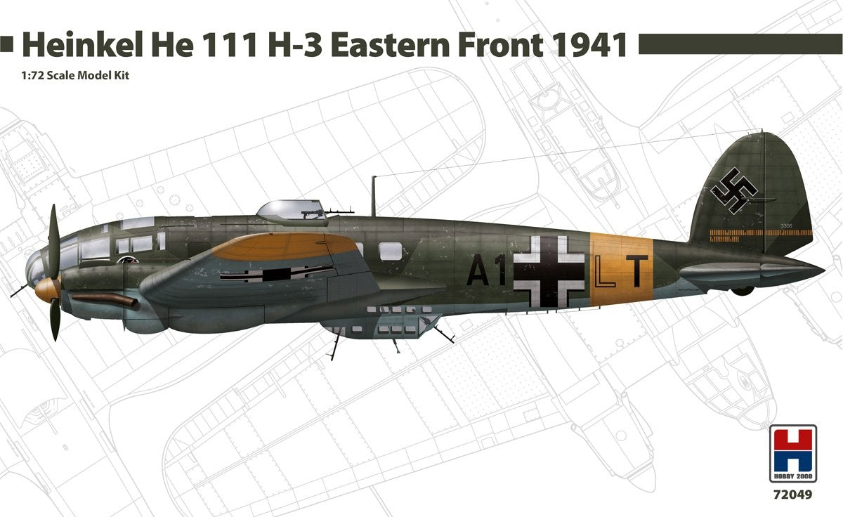 Hobby 2000 72049 Heinkel He-111H-3 Front de l'Est 1941 1/72