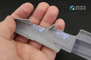 Quinta Studio QD48115 Mirage 2000B 3D-Printed &amp;amp; coloured Interior on decal paper (for Kinetic kit) 1/48 – Bild 3