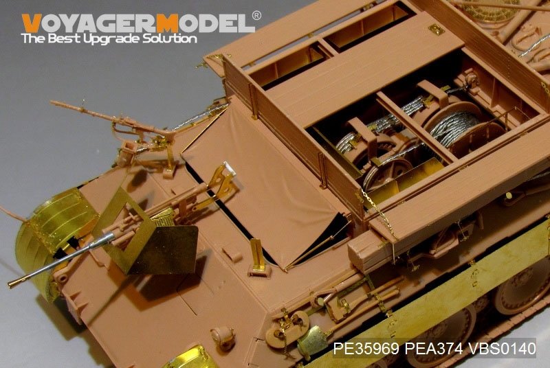 Voyager Model PE35969 WWII German Bergepanther Ausf.A (Early type,Panther A tool holders) Basic For MENG SS-015 1/35 – imagen 12