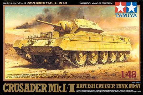 Tamiya 32541 British Crusader Mk.I&II Tank 1/48