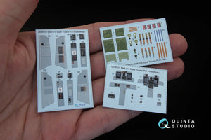 Quinta Studio QD48101 EMB-314 Super Tucano 3D-Printed &amp;amp; coloured Interior on decal paper (for HobbyBoss kit) 1/48 – immagine 2