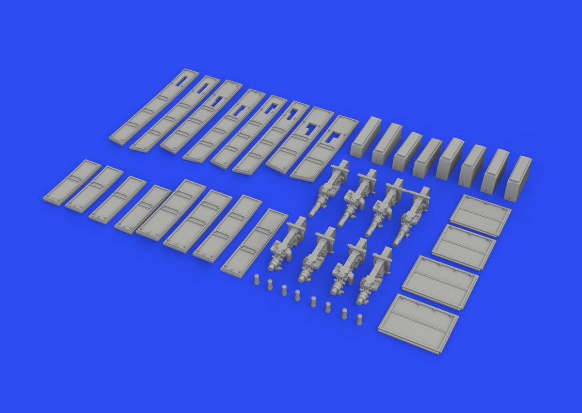 Eduard 648610 Spitfire Mk. IIa gun bays for Eduard 1/48 – imagen 3