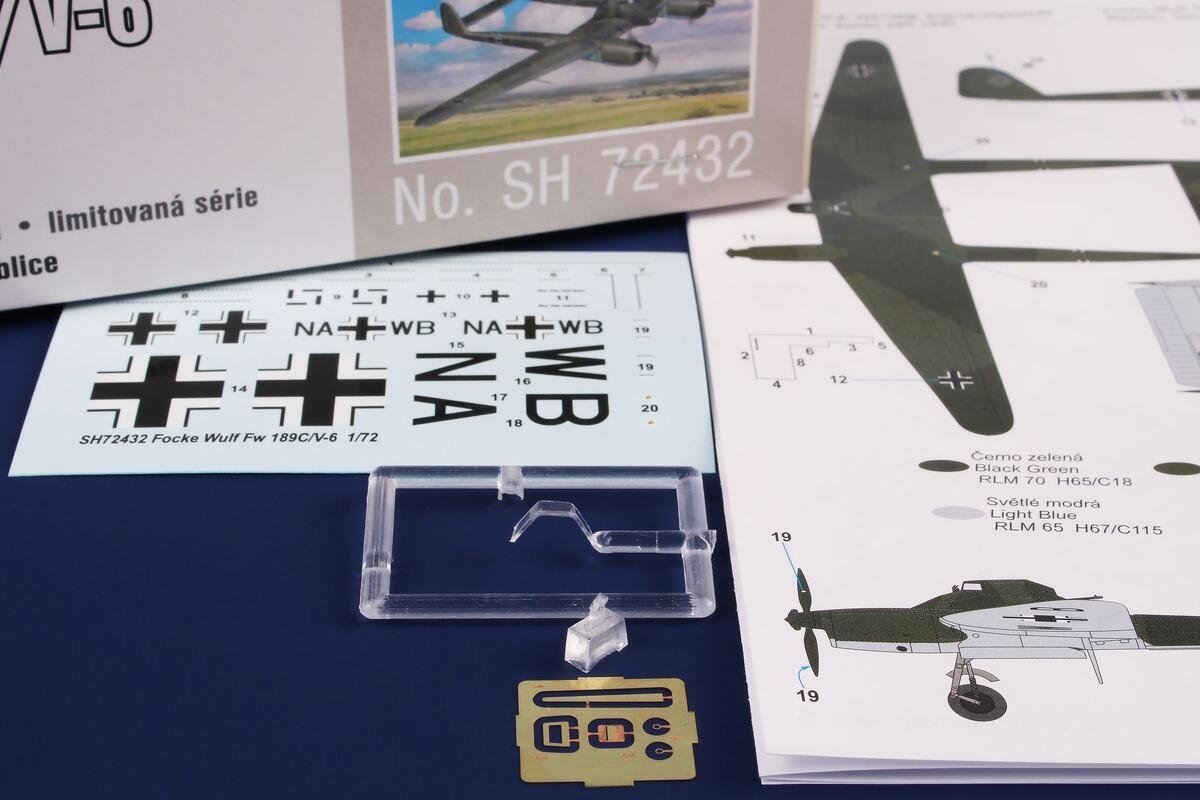 Special Hobby 72432 Focke Wulf Fw 189C / V-6 1/72 – zdjęcie 5