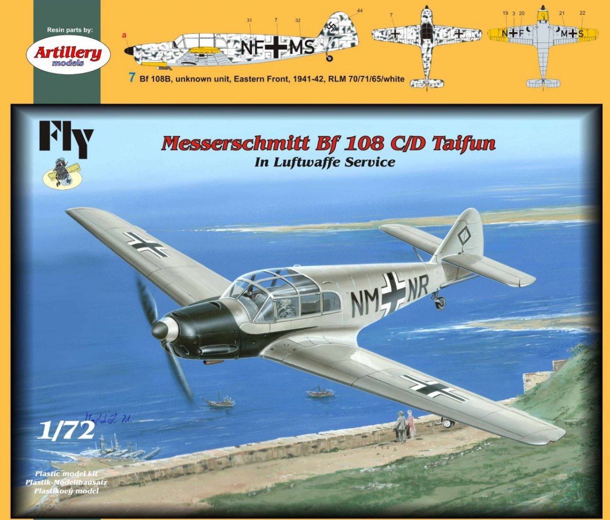 Fly 72028 Messerschmitt Bf 108B/D Taifun 1/72