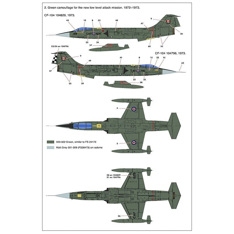 Kinetic K48127 CF-104 Starfighter 1/48 – immagine 4