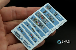 Quinta Studio QDS-32095 Su-30SM 3D-Printed &amp;amp; coloured Interior on decal paper (conversion for Trumpeter Su-30MKK) (Small version) 1/32 – imagen 13