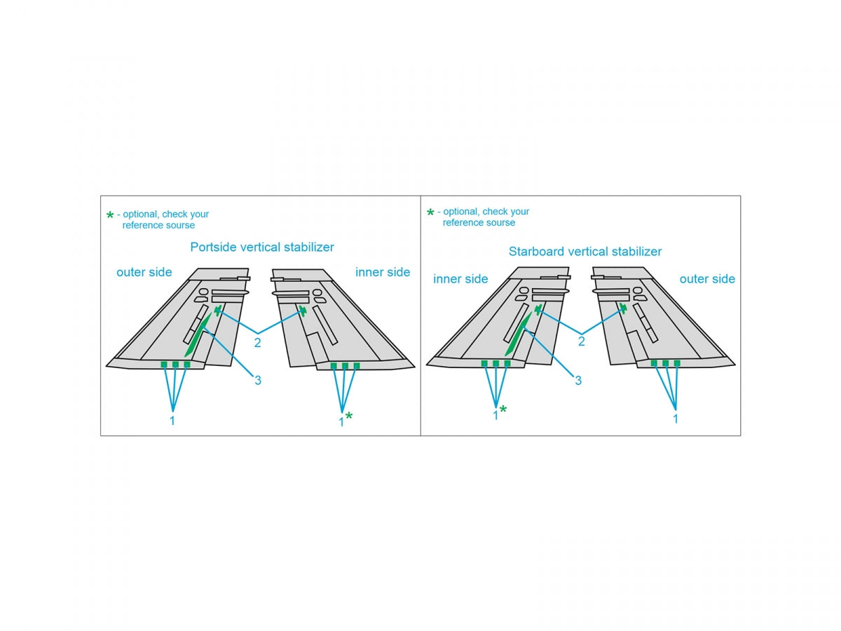 Quinta Studio QP72006 F/A-18A/B/C/D tail reinforcement plates (all kits) 1/72 – image 5