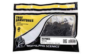 Woodland Scenic WTR1124 Pnie drzew 6,5-10 cm - 70 szt. – Bild 2