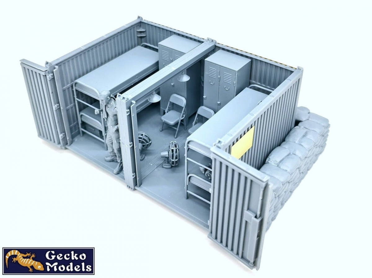 Gecko Models 35GM0116 US Army Base Temporary Dormitories in (Vietnam War Era) 1/35