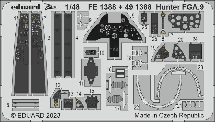 Eduard 491388 Hunter FGA.9 Airfix 1/48 – immagine 2